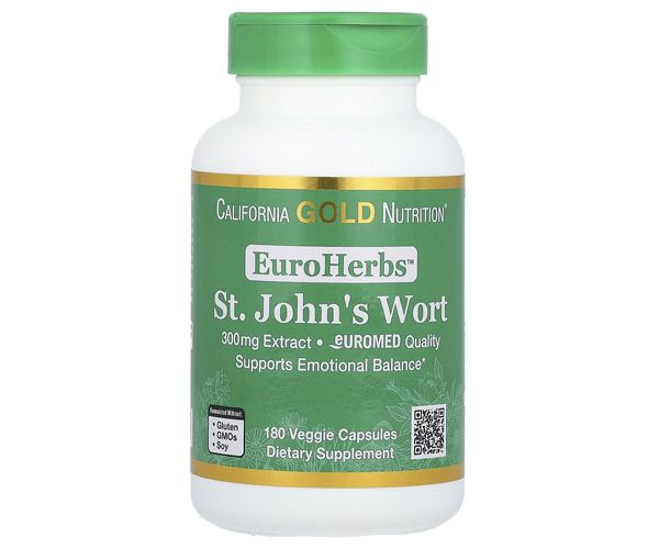 Экстракт зверобоя California Gold Nutrition (St. John's Wort) 300 мг 