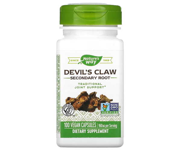 Кіготь диявола Nature's Way  (Devil's Claw) 960 мг 100 капсул