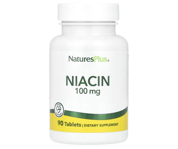 Ніацин Natures Plus  (Niacin) 100 мг 90 таблеток