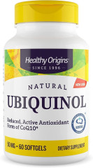 Убіхінол Healthy Origins (Ubiquinol, Kaneka QH) 50 мг 60 капсул