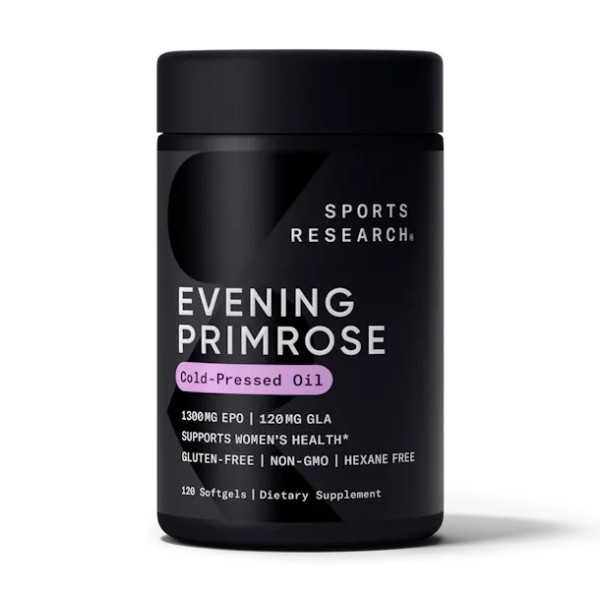 Примула вечерняя Sports Research Evening Primrose Oil 1300 мг 120 капсул
