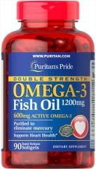 Рыбий жир Омега-3 Puritan's Pride (Omega-3 Fish Oil) 1200 мг 90 капсул