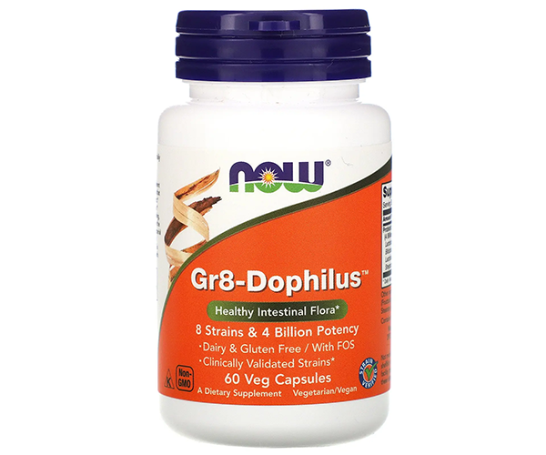 Пробіотики NOW Foods (Gr8-Dophilus) 4 млрд КУО 