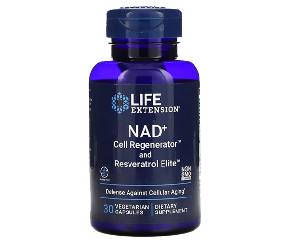 Никотинамид рибозид Life Extension (Optimized NAD+ Cell Regenerator Nicotinamide Riboside) 30 капсул