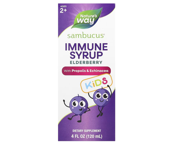 Черная бузина для детей Nature's Way (Sambucus for Kids) 120 мл