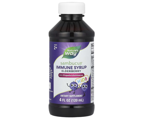 Черная бузина для детей Nature's Way (Sambucus for Kids) 120 мл