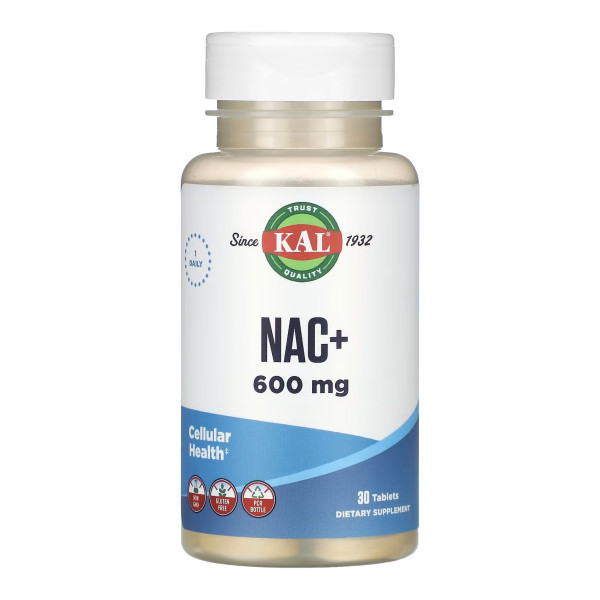 Н-Ацетилцистеин KAL  (NAC +) 600мг 30 шт