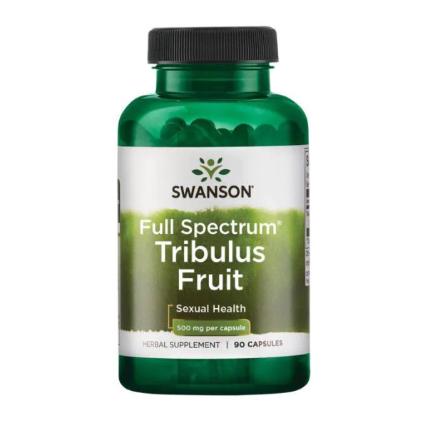 Трибулус полного спектра Swanson (Full Spectrum Tribulus Fruit) 500 мг 90 капсул