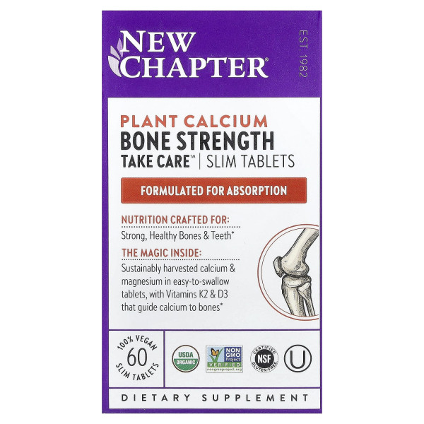 Комплекс для зміцнення кісток New Chapter (Bone Strength Take Care) 60 таблеток