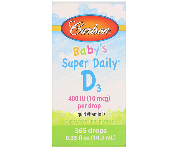 Вітамін Д3 для немовлят Carlson Labs (Baby's Vitamin D3) 400 МО 10.3 мл