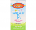 Вітамін Д3 для немовлят Carlson Labs (Baby's Vitamin D3) 400 МО 10.3 мл