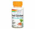 Бета-каротин Solaray  (Food Carotene) 10000 МО 30 капсул