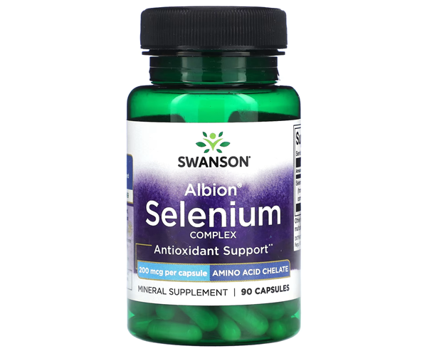 Селен Swanson (Albion Selenium Complex) 200 мкг 90 капсул