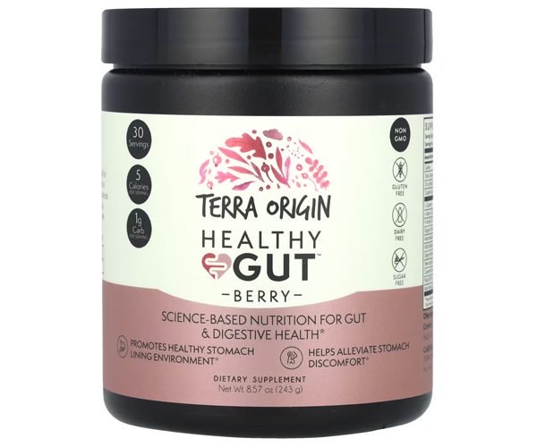 Нормалізації функцій шлунково-кишкового тракту Terra Origin (Healthy Gut) 243 г з ягідним смаком