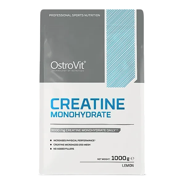 Креатин моногідрат Ostrovit  (Creatine monohydrate) 1000 г зі смаком лимону