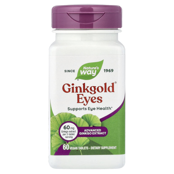 Комплекс для очей Nature's Way (Ginkgold Eyes) 60 таблеток
