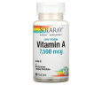 Вітамін А Solaray (Dry Vitamin A) 25000 МО 60 капсул