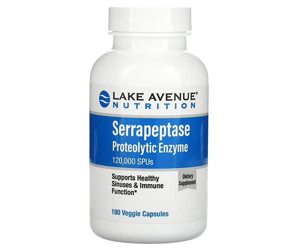 Серрапептаза Lake Avenue Nutrition (Serrapeptase Proteolytic Enzyme) 120 000 SPU 