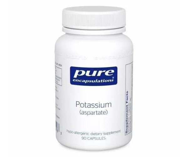 Калію аспартат Pure Encapsulations (Potassium Aspartate) 99 мг 90 капсул