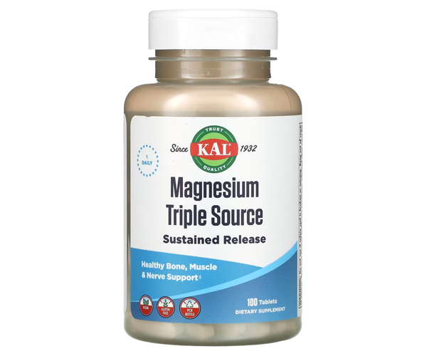 Тройной источник магния KAL (Magnesium Triple Source) 100 таблеток