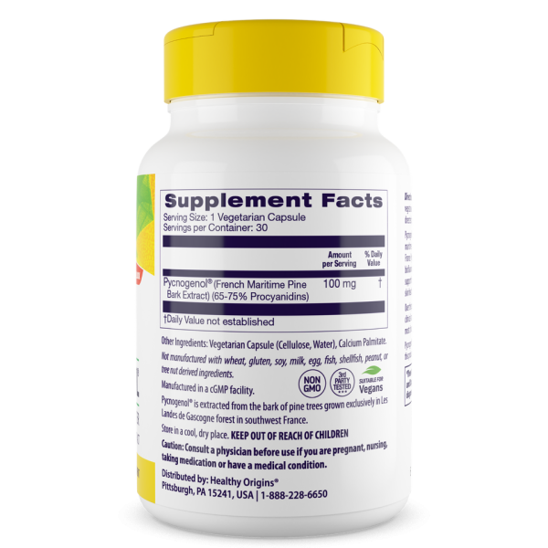 Пікногенол Healthy Origins (Pycnogenol) 100 мг 