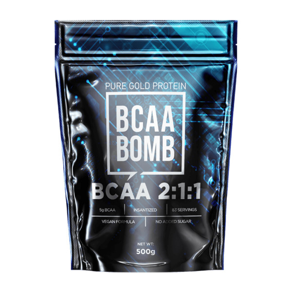 Амінокислоти ВСАА Pure Gold (BCAA Bomb 2-1-1) 500 г