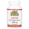 Метилсульфонілметан Natural Factors  (MSM) 1000 мг 90 капсул