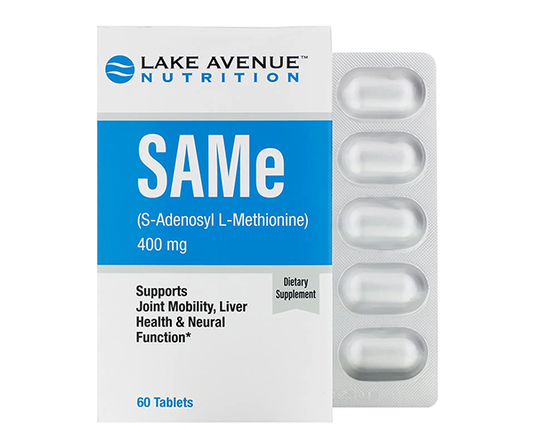 SAMe Lake Avenue Nutrition (S-Adenosyl L-Methionine) 400 мг 