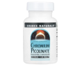 Піколінат хрому без дріжджів Source Naturals  (Chromium picolinate) 200 мкг 