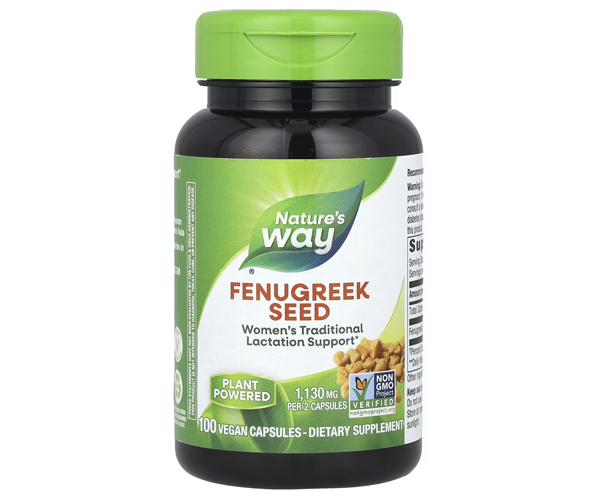 Пажитник в капсулах Nature's Way (Fenugreek Seed) 1220 мг 