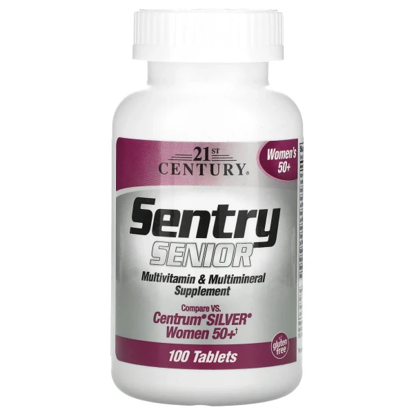 Поливитамины и мультиминералы 21st Century (Sentry Senior Women's 50+) 100 таблеток