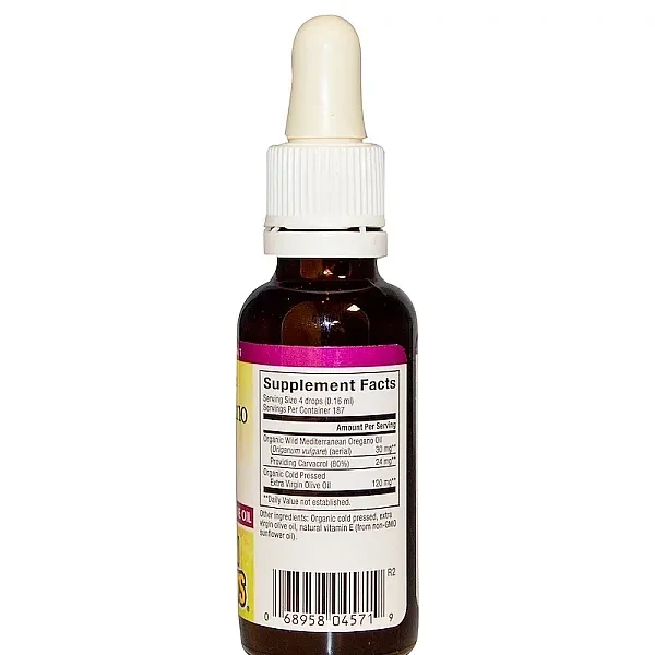 Олія орегано Natural Factors (Oil of Oregano) 30 мг 30 мл