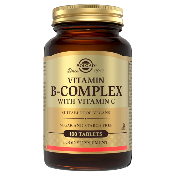Комплекс вітамінів B+C Solgar  (B-Complex with vitamin C Stress Formula) 