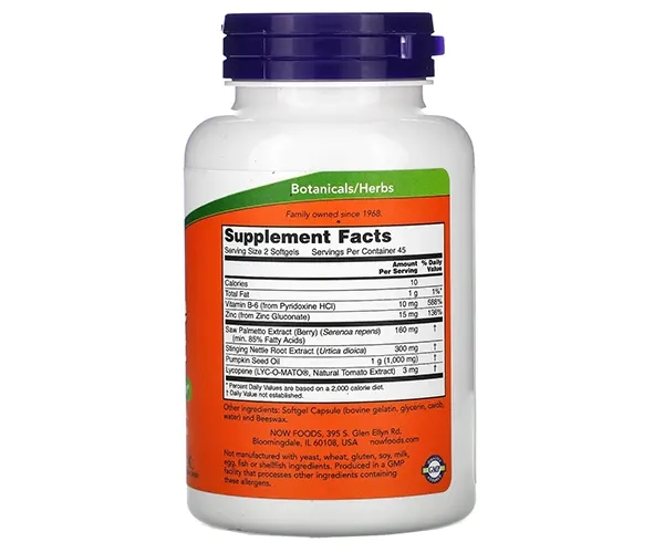 Підтримка простати NOW Foods  (Prostate Support)