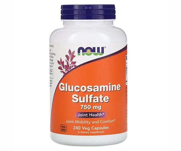 Глюкозаміну сульфат NOW Foods  (Glucosamine Sulfate) 750 мг 