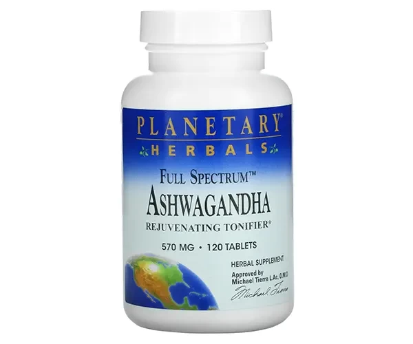 Ашвагандха Planetary Herbals (Ashwagandha) 570 мг 