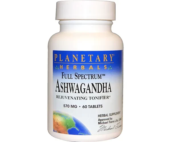 Ашвагандха Planetary Herbals (Ashwagandha) 570 мг 