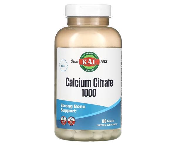 Цитрат кальция KAL (Calcium Citrate) 1000 мг