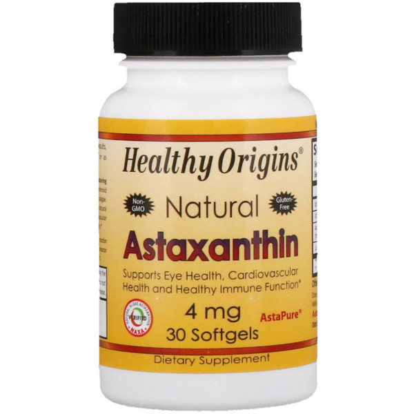 Астаксантин Healthy Origins (Astaxanthin) 4 мг 