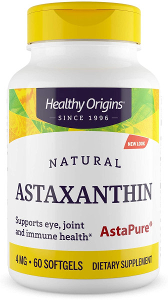 Астаксантин Healthy Origins (Astaxanthin) 4 мг 