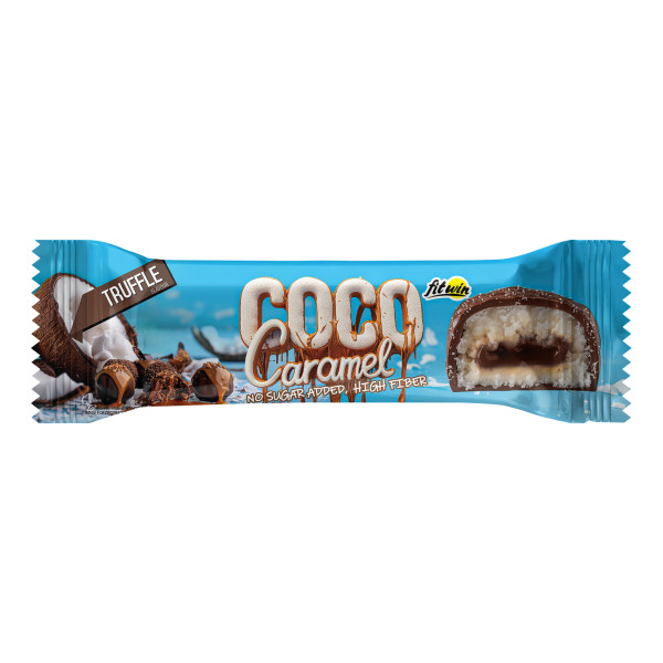 Батончики без сахара Coco Caramel FitWin 20 шт по 40 г