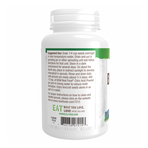 Семена брокколи Now Foods (Broccoli Seeds) 113 г