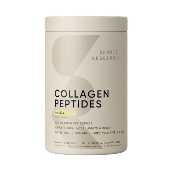Пептиды коллагена Sport Research (Collagen Peptides) со вкусом ванили 478 г