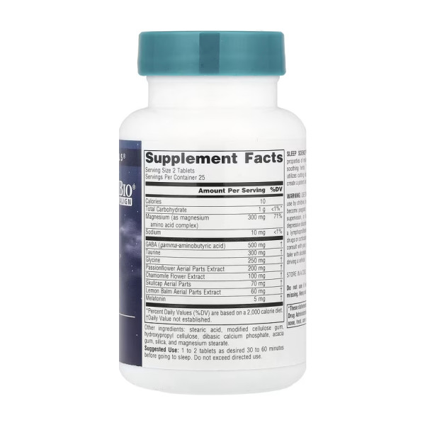 Добавка для сну з мелатоніном Source Naturals Sleep Science® NightRest™ with Melatonin 50 таблеток