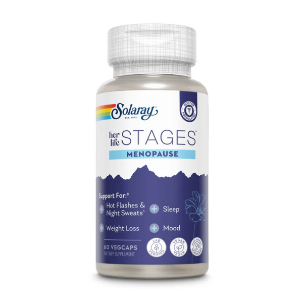 Комплекс для поддержания женского здоровья при менопаузе Solaray Womens Health Menopause 60 капсул