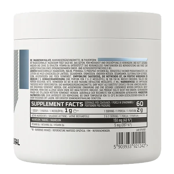 Магній малат Ostrovit (Magnesium Malate) 120 г