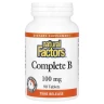 Комплекс вітамінів В Natural Factors (Complete B) 100 мг 90 таблеток