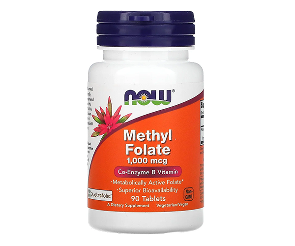 Метилфолат NOW Foods (Methyl folate) 1000 мкг 90 таблеток