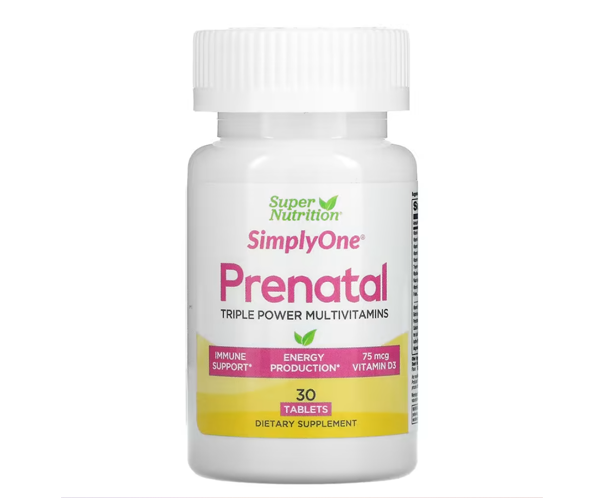 Пренатальные мультивитамины Super Nutrition (Prenatal) 