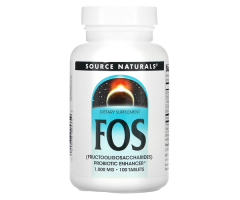 Фруктоолигосахариды Source Naturals (FOS) 1000 мг 100 таблеток